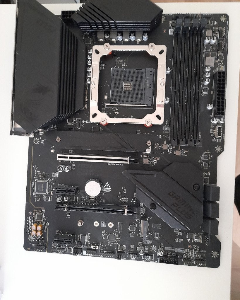 B550 gaming plus MSI, Computers en Software, Moederborden, Ophalen, DDR4, Zo goed als nieuw, Socket AM4