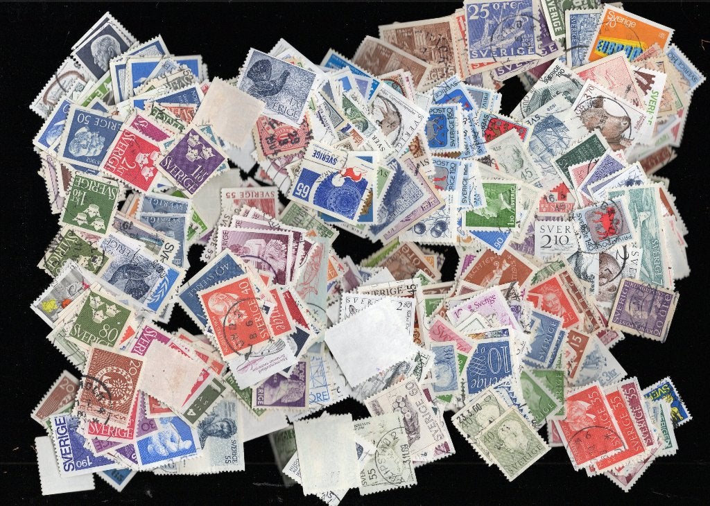 Suède 4 à 500 timbres - très frais - idéal pour recherches, Timbres & Monnaies, Timbres | Europe | Scandinavie, Envoi, Suède, Affranchi