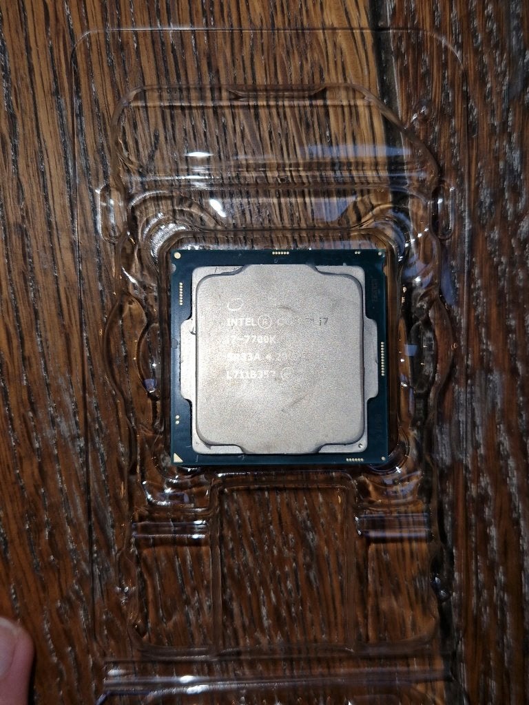 Intel Core i7-7700K processor, Computers en Software, Ophalen, LGA 1151, Gebruikt, 4-core