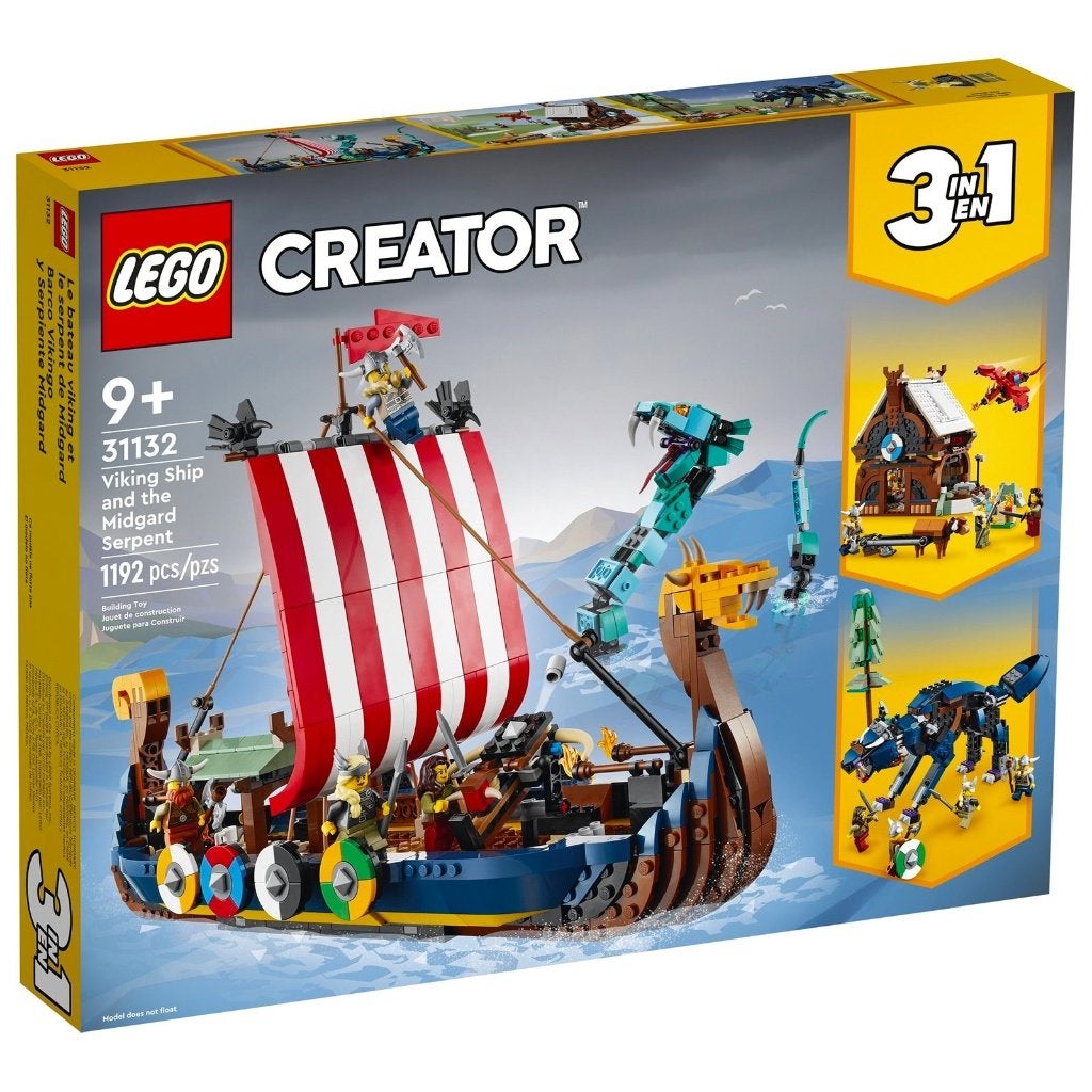 LEGO Creator Vaisseau viking 31132, Enlèvement ou Envoi, Neuf, Lego, Creator