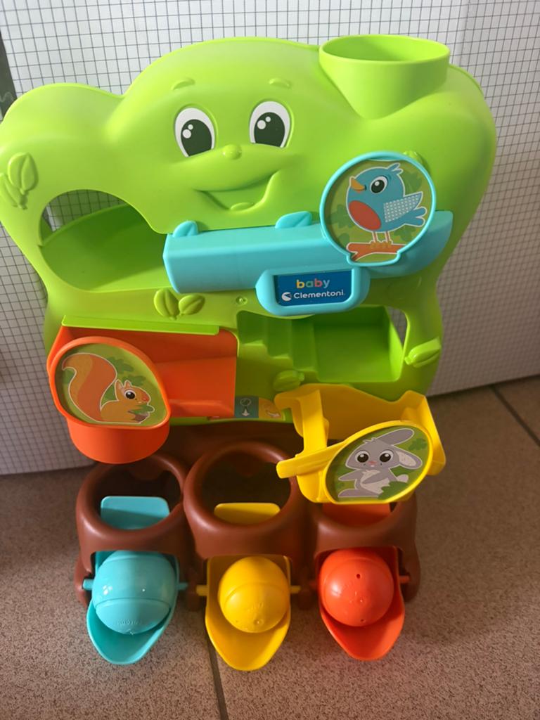 Baby Clementoni Educatieve Speelboom / Ballenbaan - Compleet, Ophalen, Zo goed als nieuw