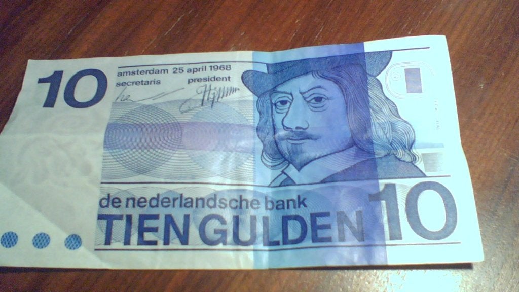 2 bankbiljetten uit Nederland vanaf 1968, Timbres & Monnaies, Envoi, 25 florins, Série