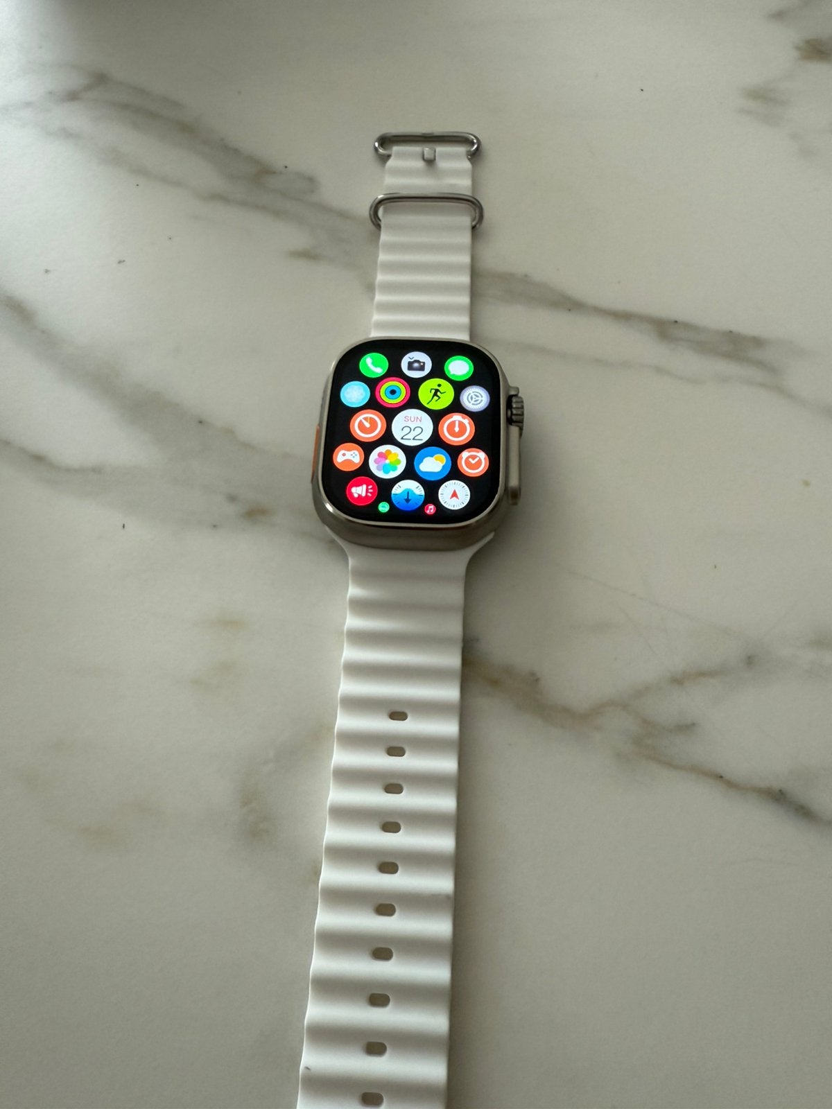 Apple Watch Ultra3 49mm – Wit – In goede staat, Enlèvement ou Envoi, Comme neuf, Blanc