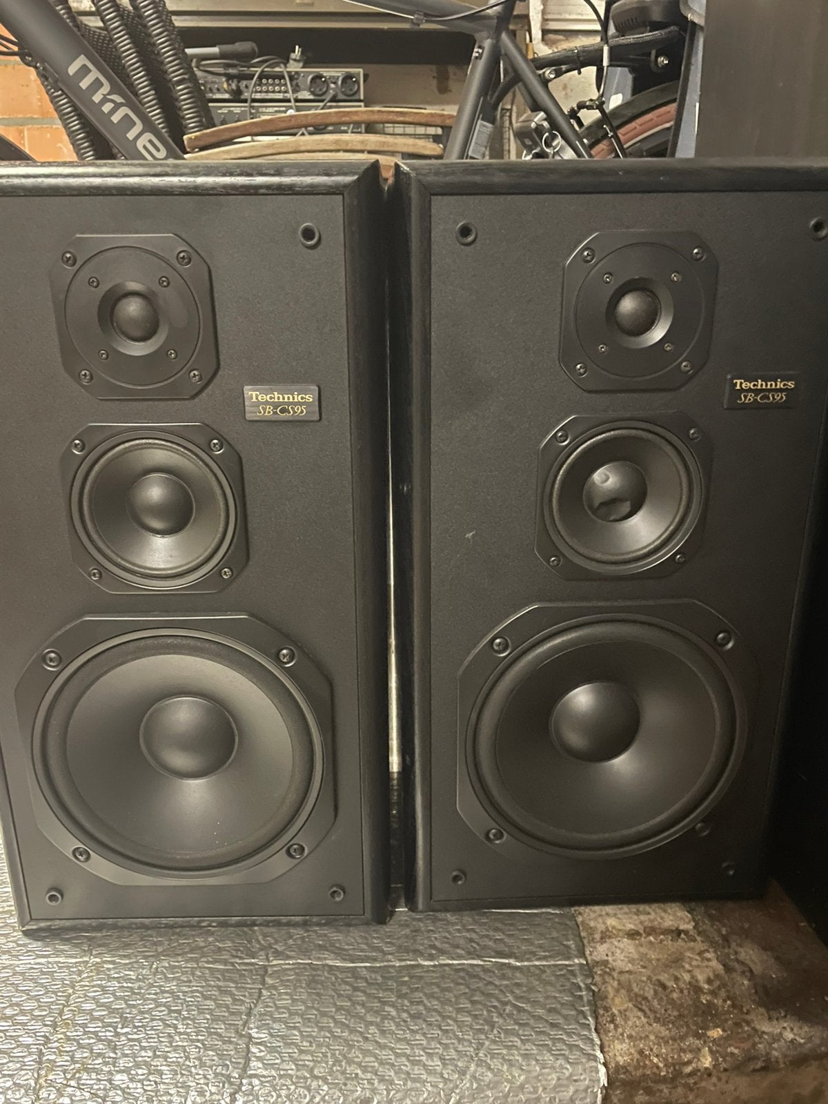 Technics speakers SB-CS95, Bass-reflex, Enlèvement ou Envoi, Comme neuf