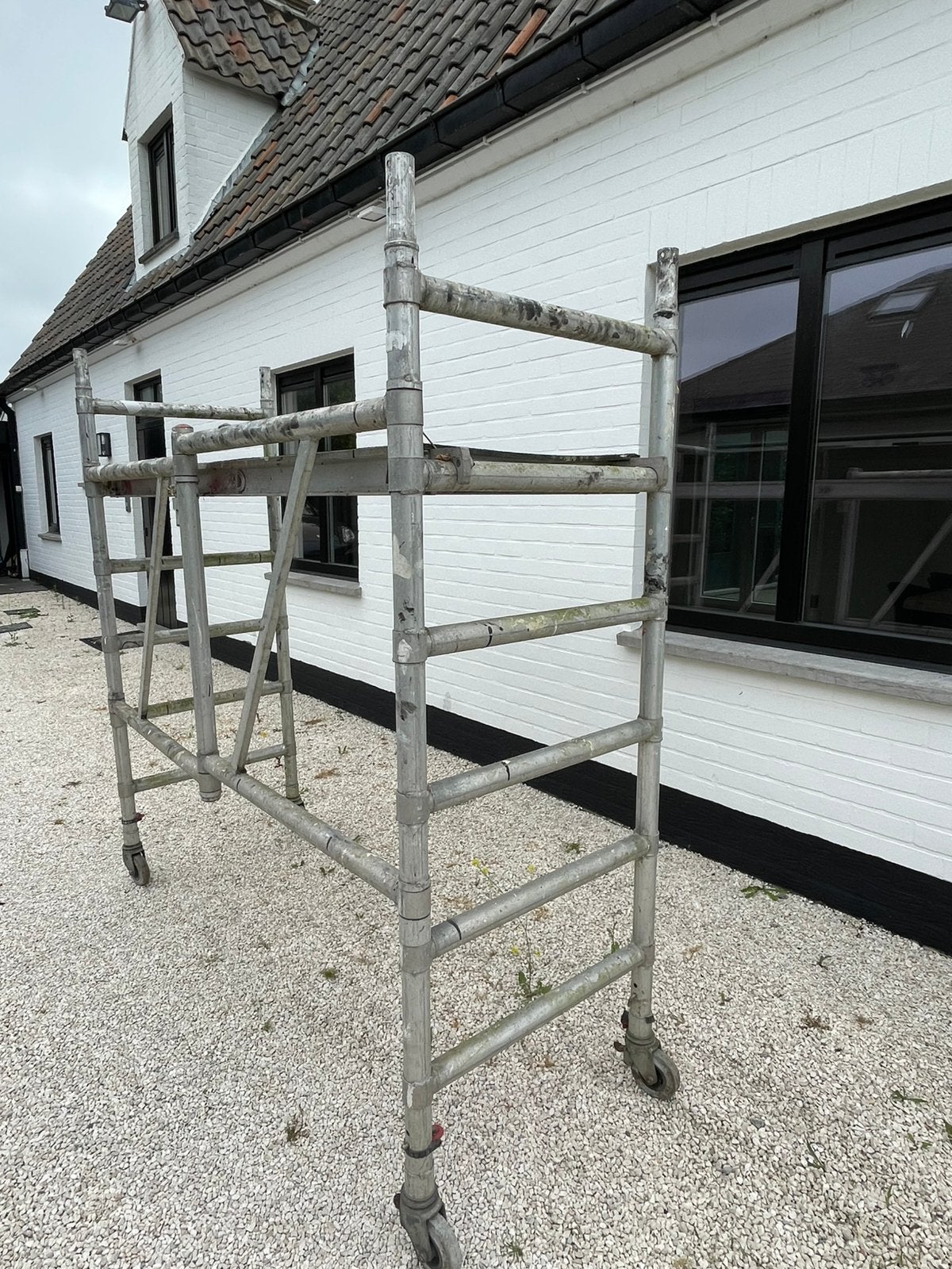 Alu stelling, Ophalen, Gebruikt, Minder dan 2 meter