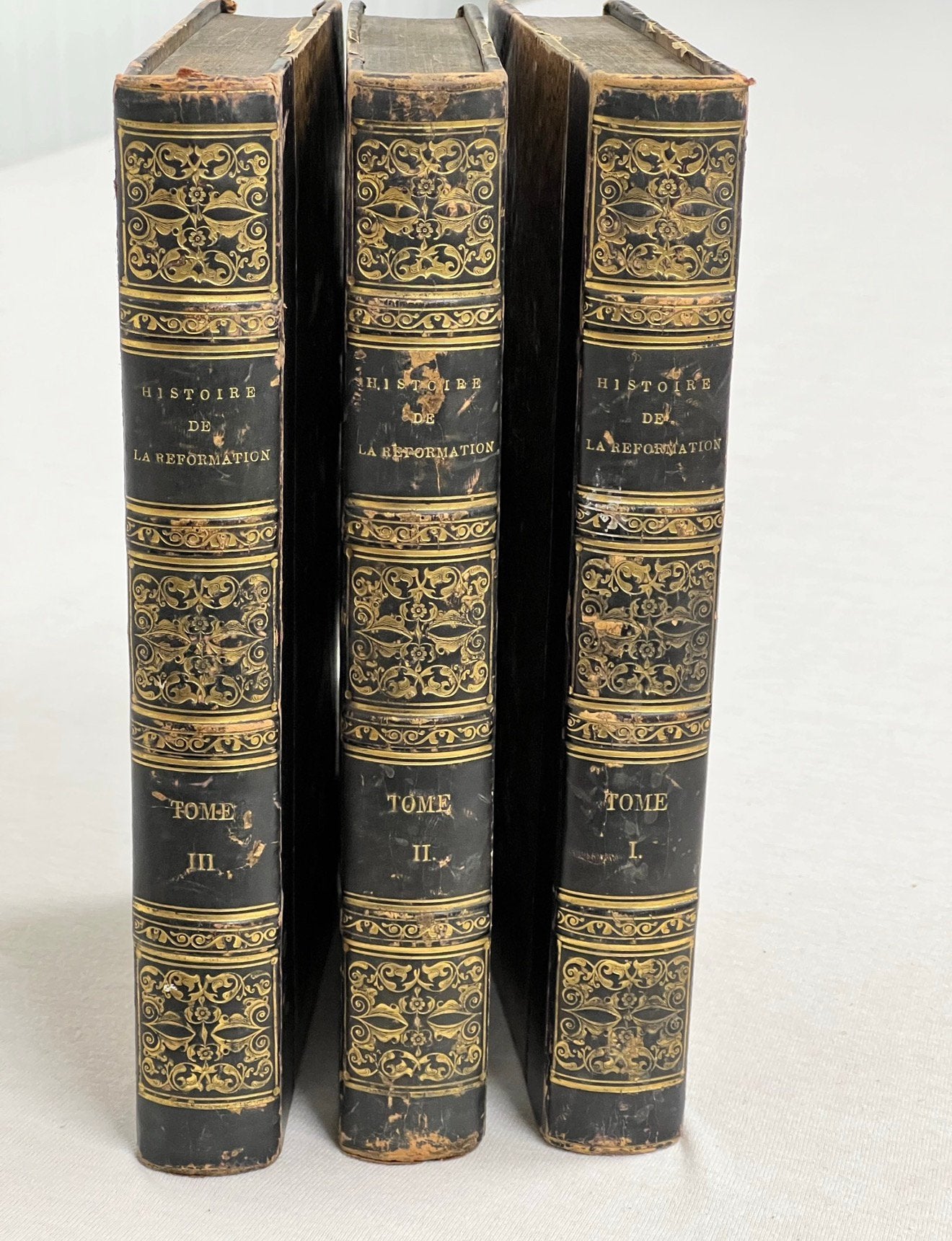 Histoire De La Réformation D'Aubigne 1839 vol 1-3, antique, Enlèvement ou Envoi