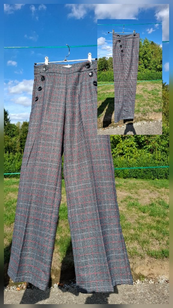 Pantalon femme à carreaux neuf, Ophalen, Hangar 86, Nieuw, Maat 36 (S)