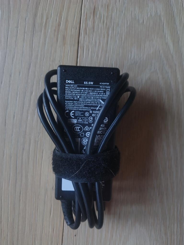 Oplader Dell 65W, Computers en Software, Ophalen, Zo goed als nieuw, Dell