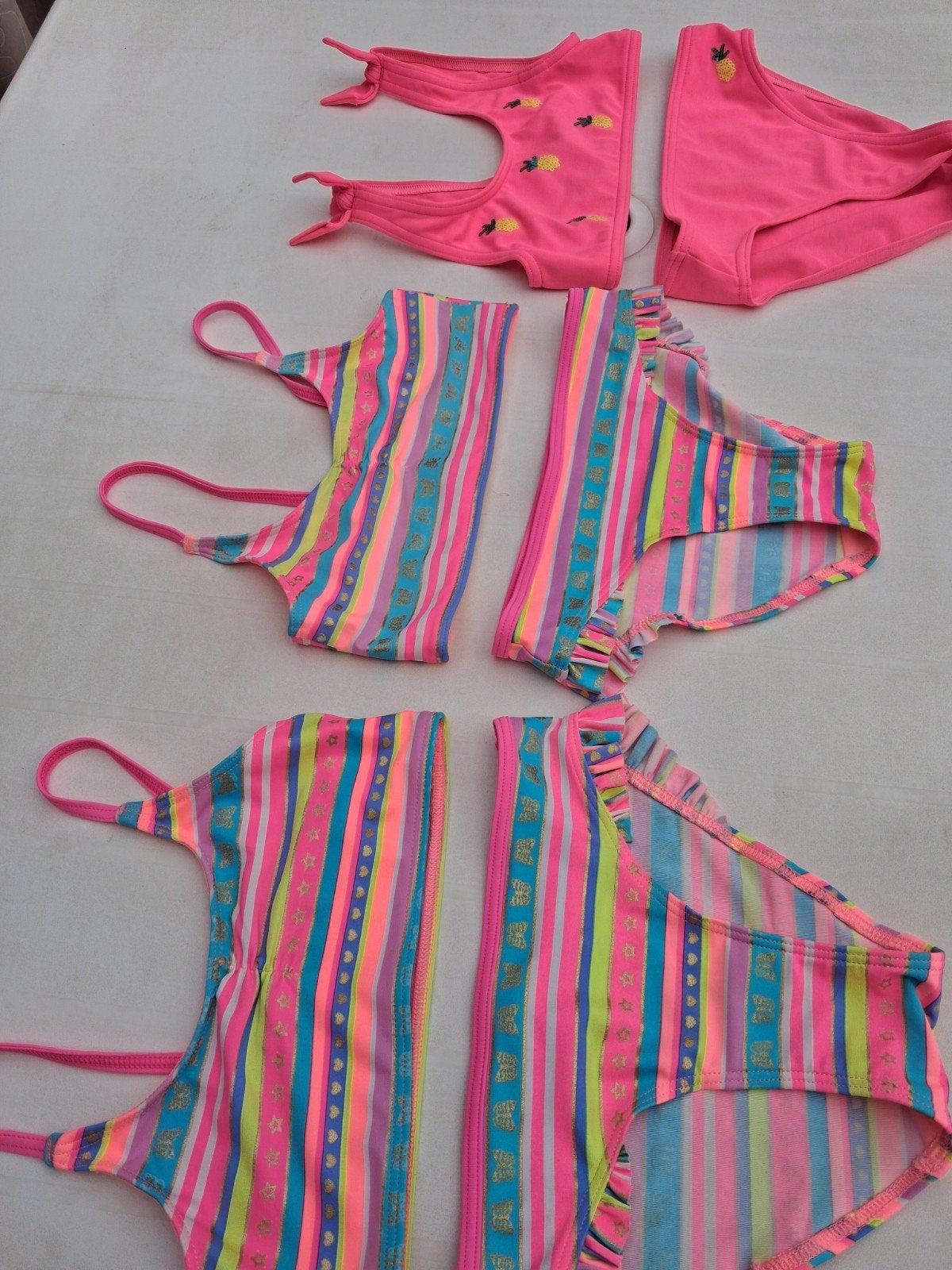 Bikini's maat 110-116 en 122-128 hele mooie staat, Kinderen en Baby's, Kinderkleding | Kinder-zwemkleding, Ophalen, Maat 110