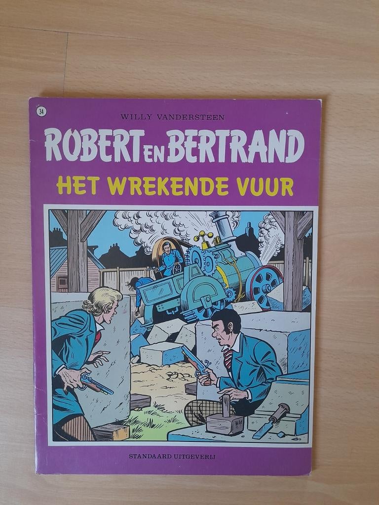 Robert et Bertrand - Le feu vengeur - 1ère édition, Livres, BD, Willy Vandersteen, Une BD, Comme neuf, Enlèvement