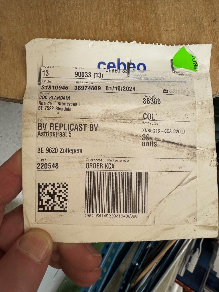 Rol Elektriciteitskabel XVB5G16-CCA B2000 36m, Doe-het-zelf en Bouw, Elektriciteit en Kabels, Ophalen, Nieuw, Kabel of Snoer