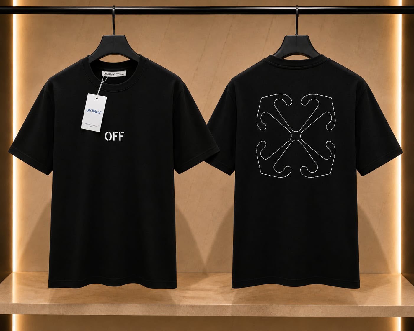 T-shirts OFF-WHITE - size : S - M - L - XL - XXL, Ophalen of Verzenden, Nieuw, Zwart