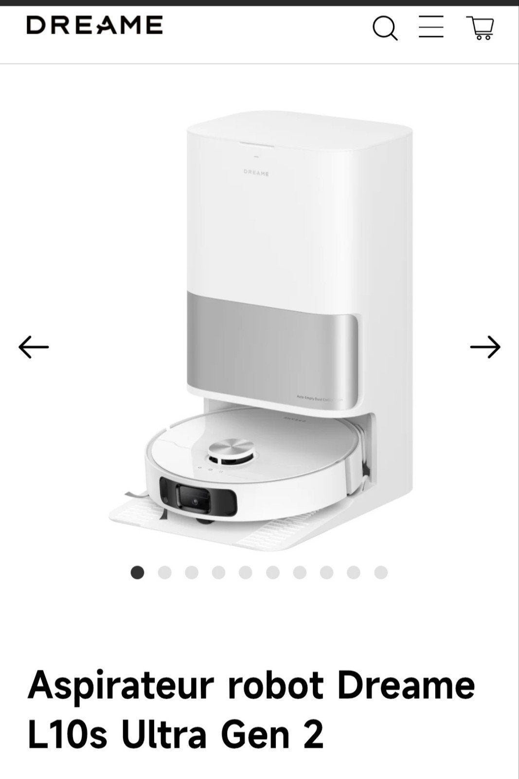 Aspirateur-laveur DREAME L10 ULTRA Gen 2 Neuf, Bricolage & Construction, Chauffe-eau & Boilers, Enlèvement
