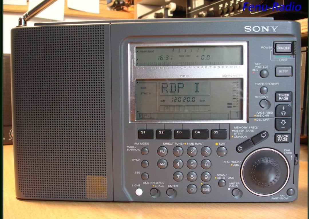 Recherché : Sony ICF SW 77, Enlèvement ou Envoi, Comme neuf, Récepteur universel