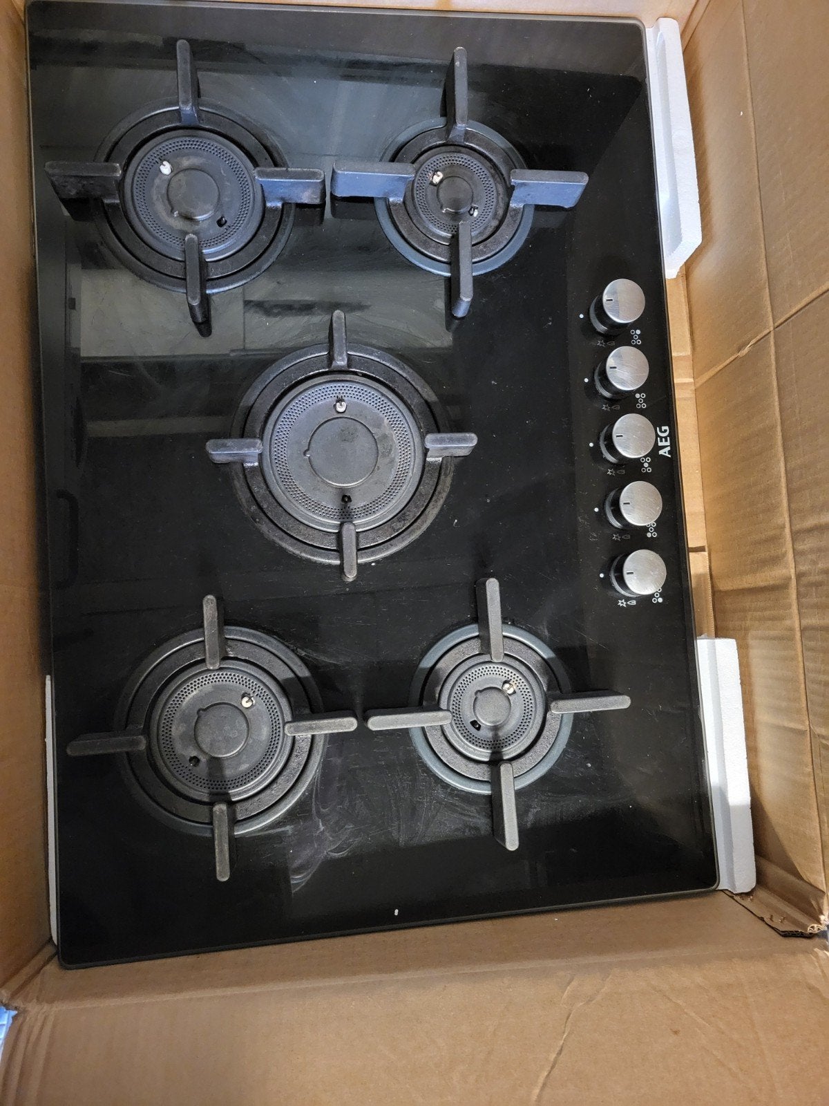 AEG gaskookplaat., Gas