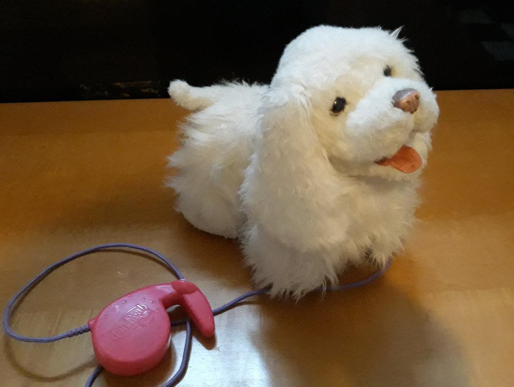 Chien téléguidé en peluche blanc HASBRO, Enlèvement, Blanc, Chien