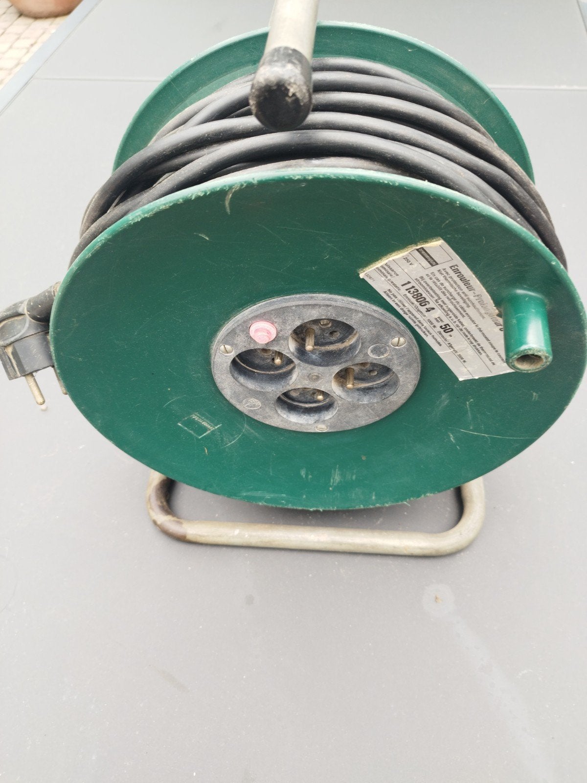 Enrouleur de câble 50 m, rallonge électrique 3500 W, Bricolage & Construction, Électricité & Câbles, Enlèvement, Enrouleur de câble