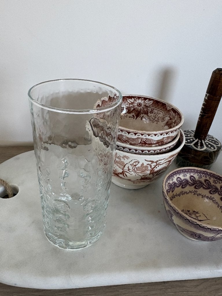 VINTAGE GLAS BP, Ophalen of Verzenden, Zo goed als nieuw, Frisdrankglas
