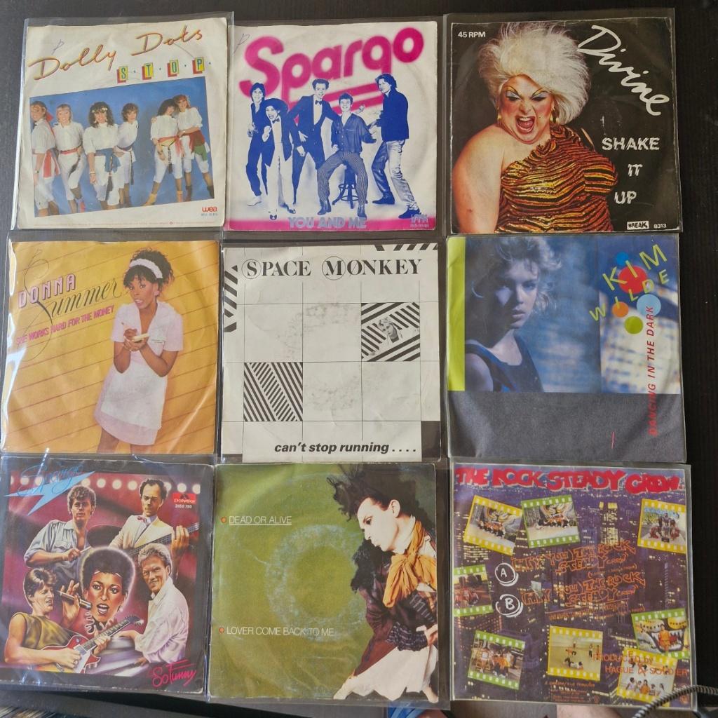 Singles en vinyle 45 t à 1 euro/pièce, Enlèvement ou Envoi, Autres genres, Utilisé, Single
