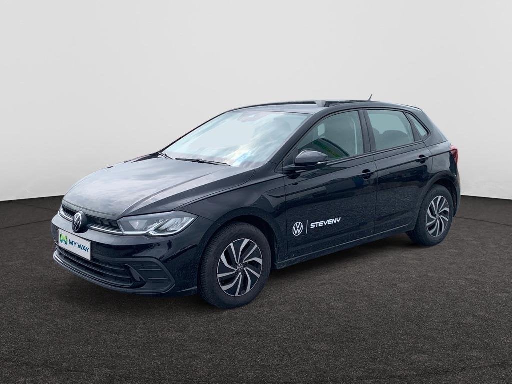 Volkswagen Polo Polo 1.0 TSI Life Business OPF, https://public.car-pass.be/vhr/ae456935-d0ea-40bc-ac2e-435b6a365844, Zwart, Handgeschakeld