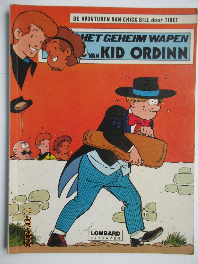 chick bill..nr.25...het geheim wapen van kid ordinn, Ophalen of Verzenden, Gelezen