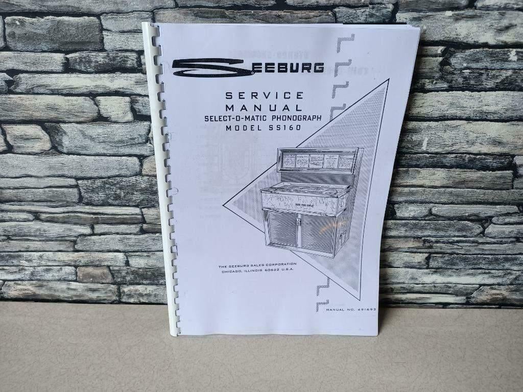 Service Manual: Seeburg Showcase (1967) jukebox nieuw !!, Envoi, Seeburg