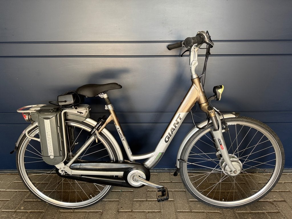 Nette Giant Twist elektrische fiets met twee accu’s, Ophalen, Gebruikt, Versnellingen, Giant