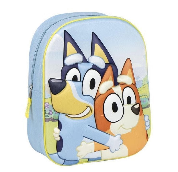 Bluey 3D Rugzak - 31 cm - Bluey en Bingo Rugtas / Schooltas, Handtassen en Accessoires, Tassen | Rugtassen, Overige merken, 25 tot 40 cm