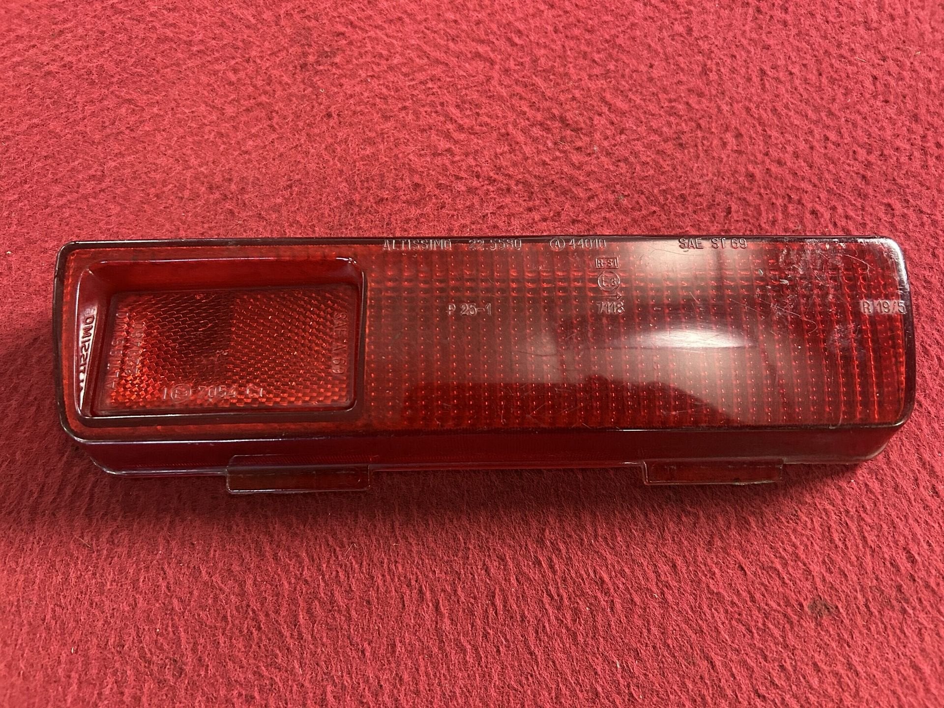 Fiat 124 Coupe achterlichtglas, Gebruikt, -, -, Ophalen of Verzenden