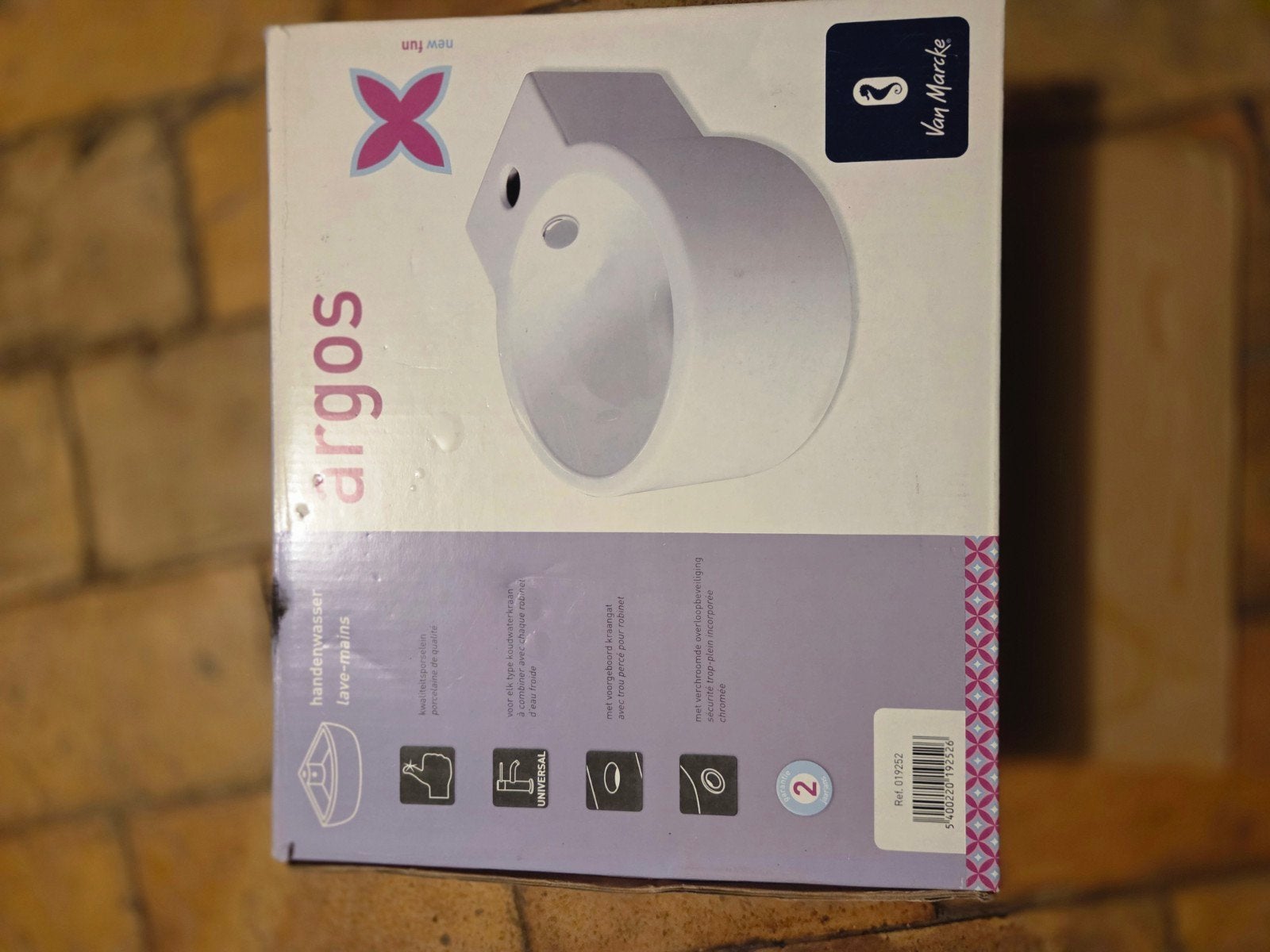 lave main rond en porcelaine, Enlèvement, Neuf, Lavabo ou Évier