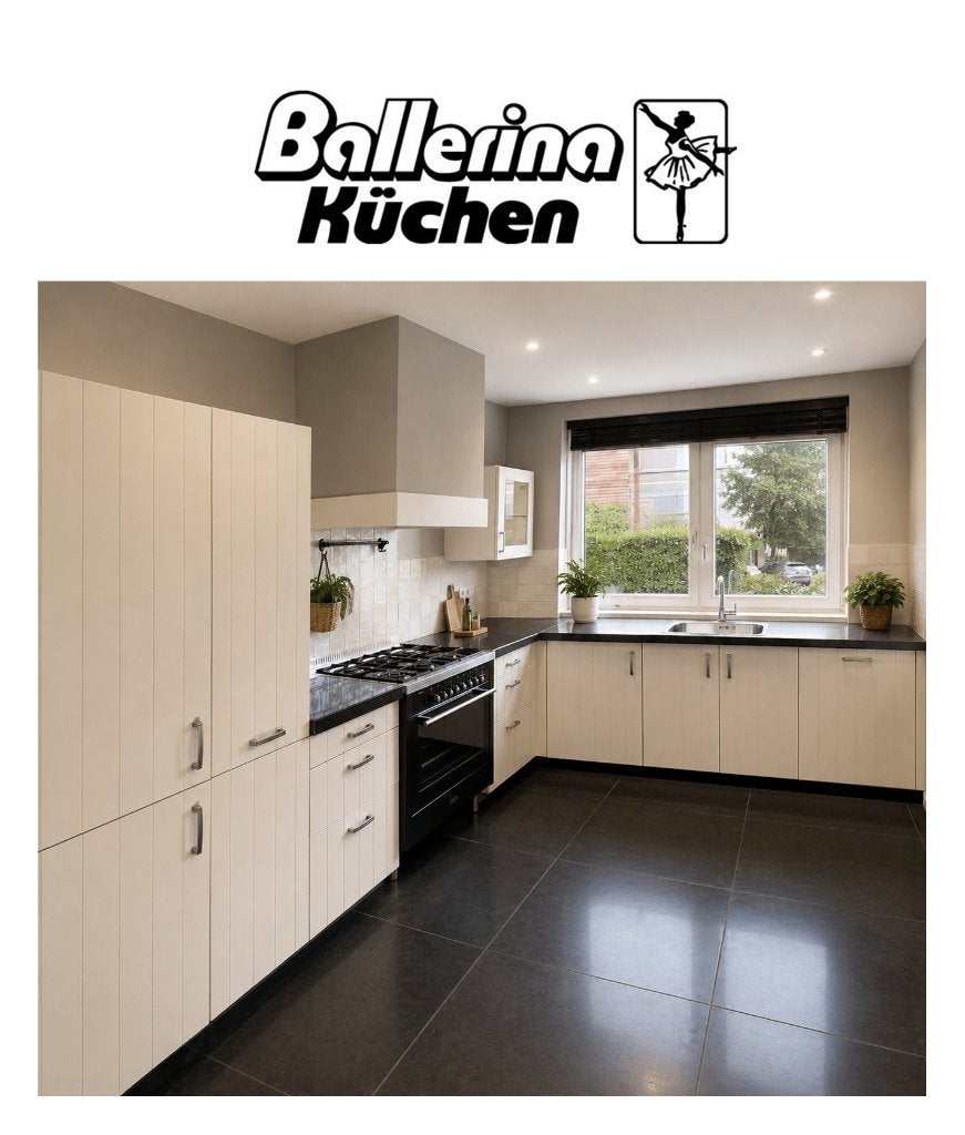 Duitse Ballerina-Küchen MDF graniet werkblad 380 x 267 cm, Maison & Meubles, Cuisine | Cuisines complètes, Cuisine d'angle, Enlèvement