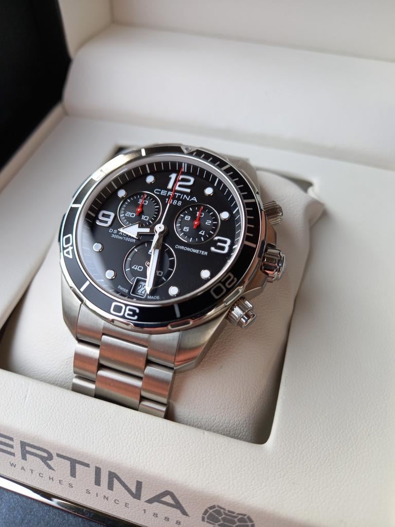 Chronomètre à quartz Certina DS Action, Enlèvement