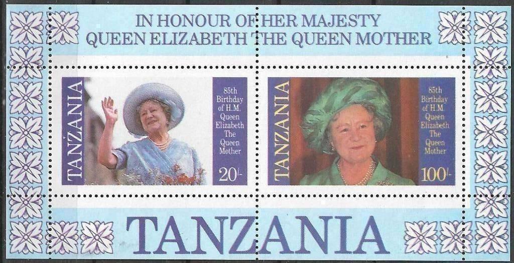 Tanzania 1985 - Yvert blok 40B - Koningin Moeder (PF), Postzegels en Munten, Postzegels | Afrika, Postfris, Tanzania, Verzenden