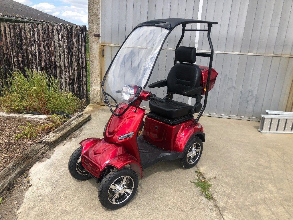 Nieuwe Scootmobiel Four met zware Lithium batterij 30AH, Diversen, Brommobielen en Scootmobielen, Nieuw, 16 km/u of meer, 46 km of meer