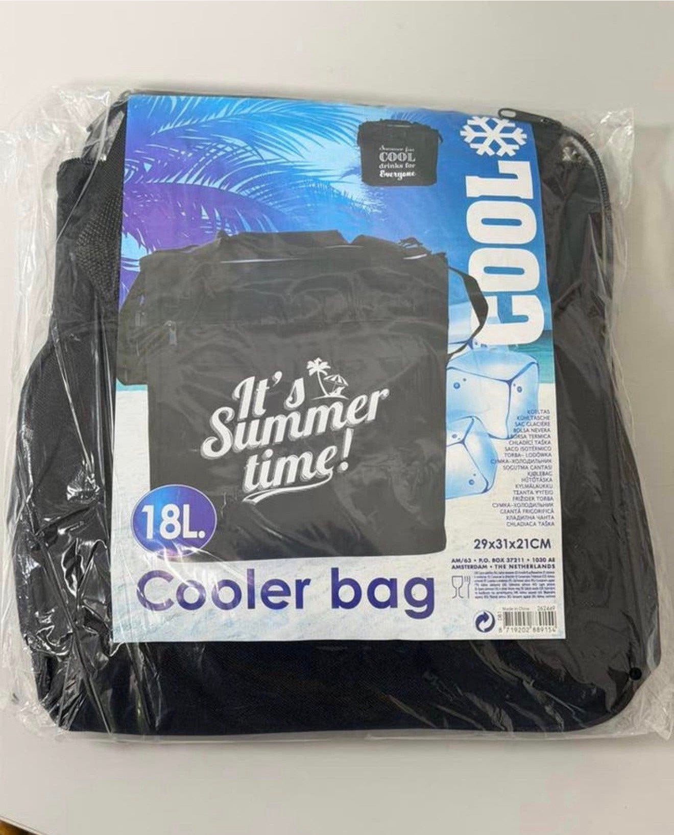Sac isotherme 18L  18 litres It's Summer Time Black New, Enlèvement ou Envoi, Neuf, Sac isotherme
