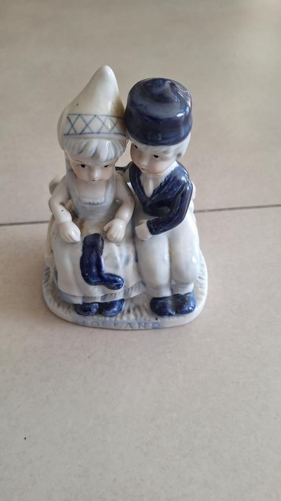 Delfts Blauw Beeld, Verzamelen, Ophalen of Verzenden, Gebruikt, Mens