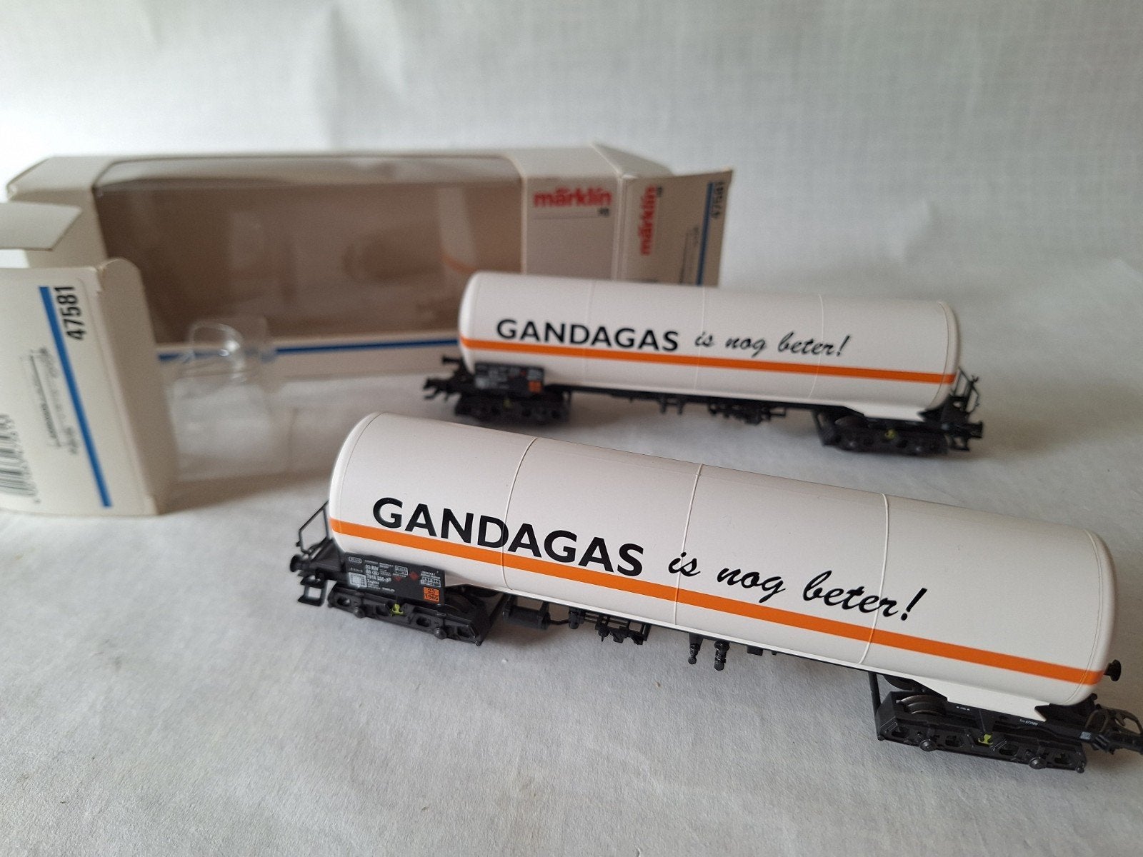 lot de 2 x Marklin 47581 Gandagas NMBS SNCB, Enlèvement ou Envoi, Courant alternatif, Wagon, Comme neuf