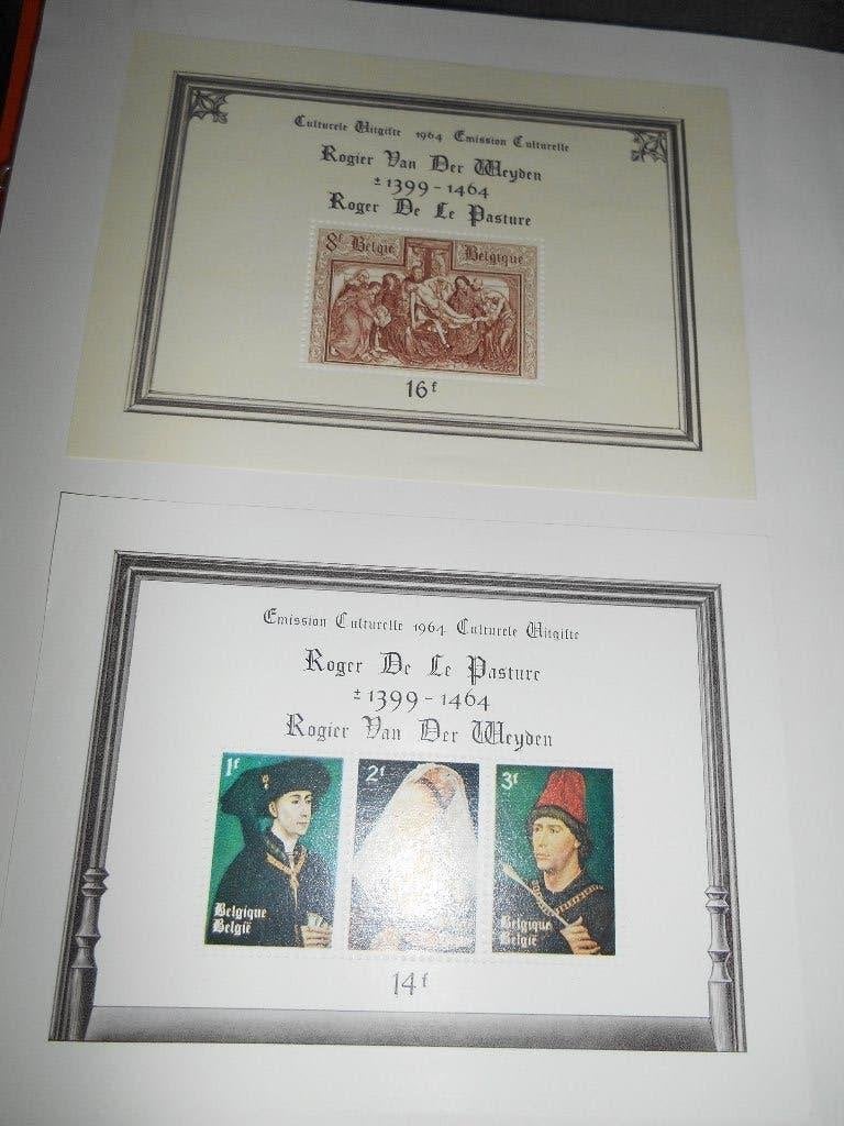 Lot de 2 feuillet de timbre Belge " Roger de le Pasture", Timbres & Monnaies, Timbres | Europe | Belgique, Enlèvement ou Envoi