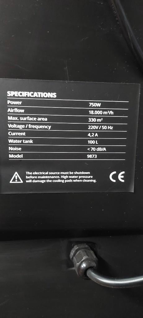 airco te koop zo goed als nieuw 300€, Ophalen, Timer, Zo goed als nieuw, 100 m³ of groter