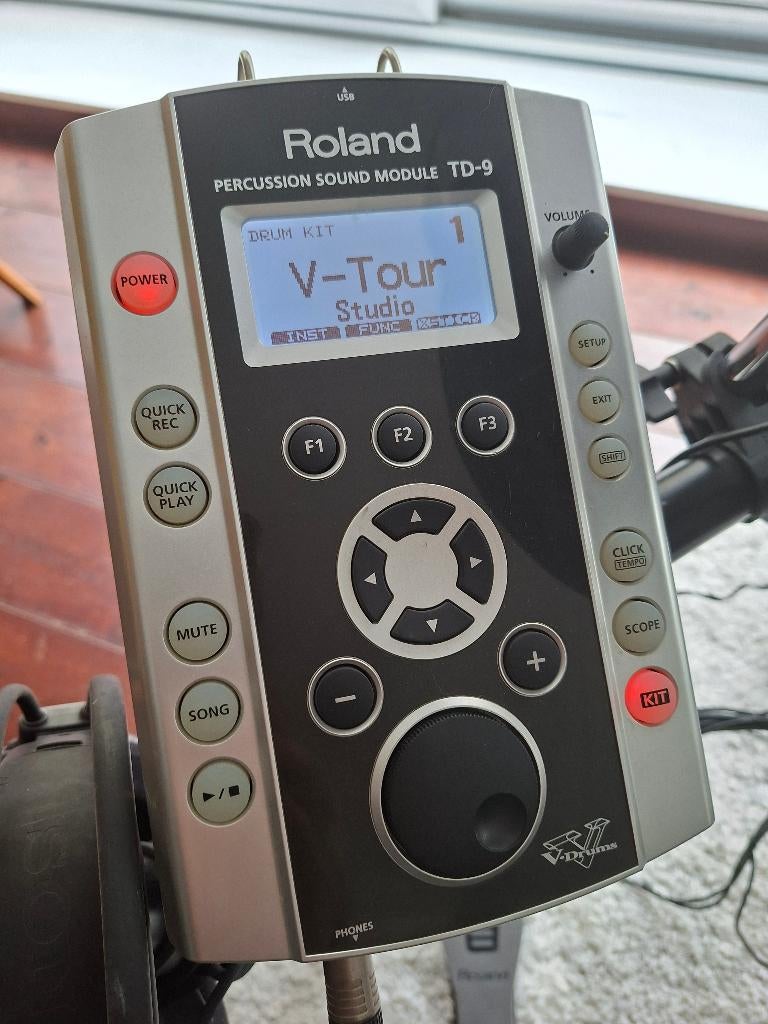Roland V-Drums TD-9 elektronisch drumstel, Muziek en Instrumenten, Ophalen, Gebruikt, Roland, Elektronisch