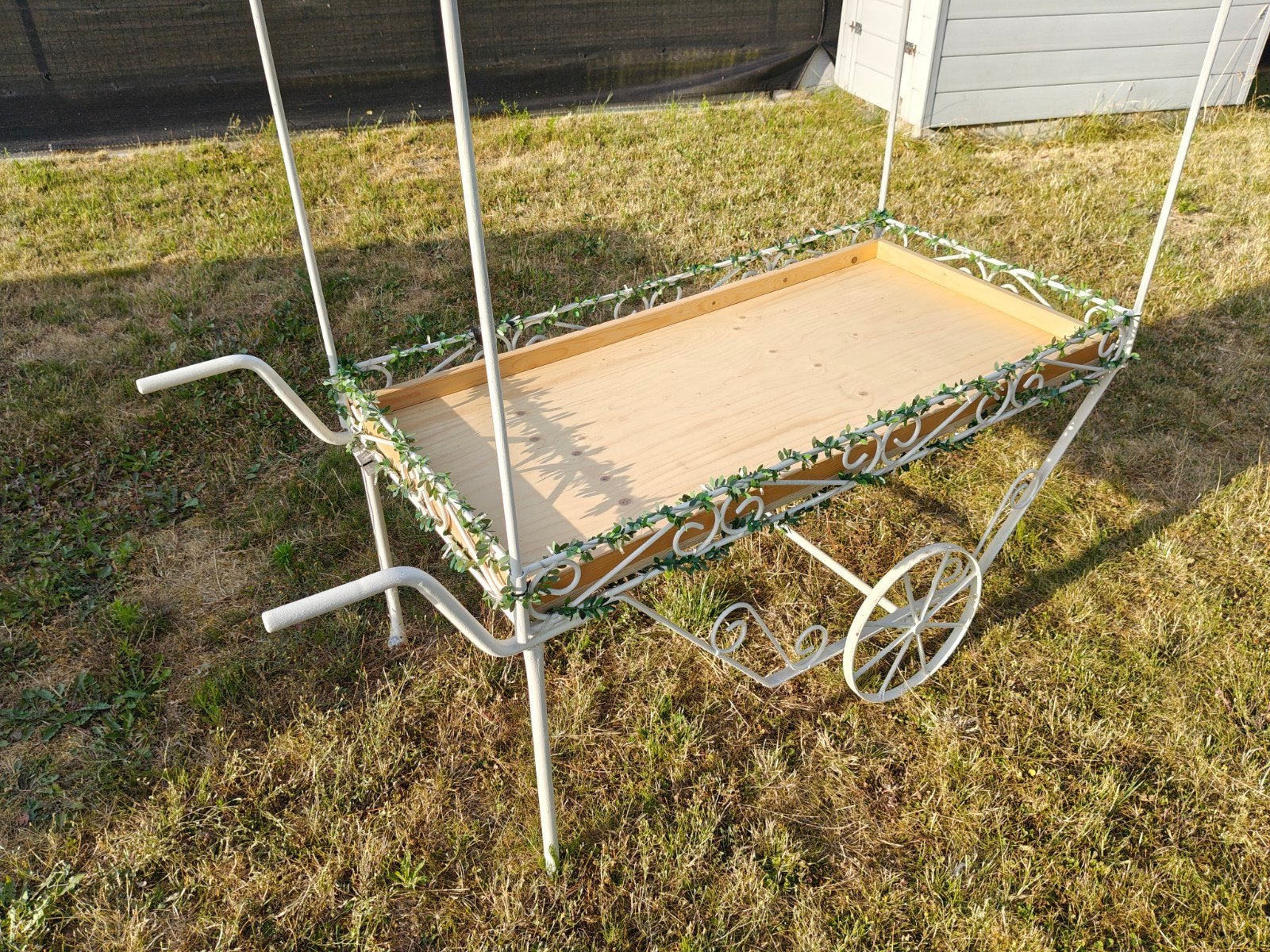 gerestaureerde bloemenkar voor bv stand, Tuin en Terras, Ophalen, Gebruikt
