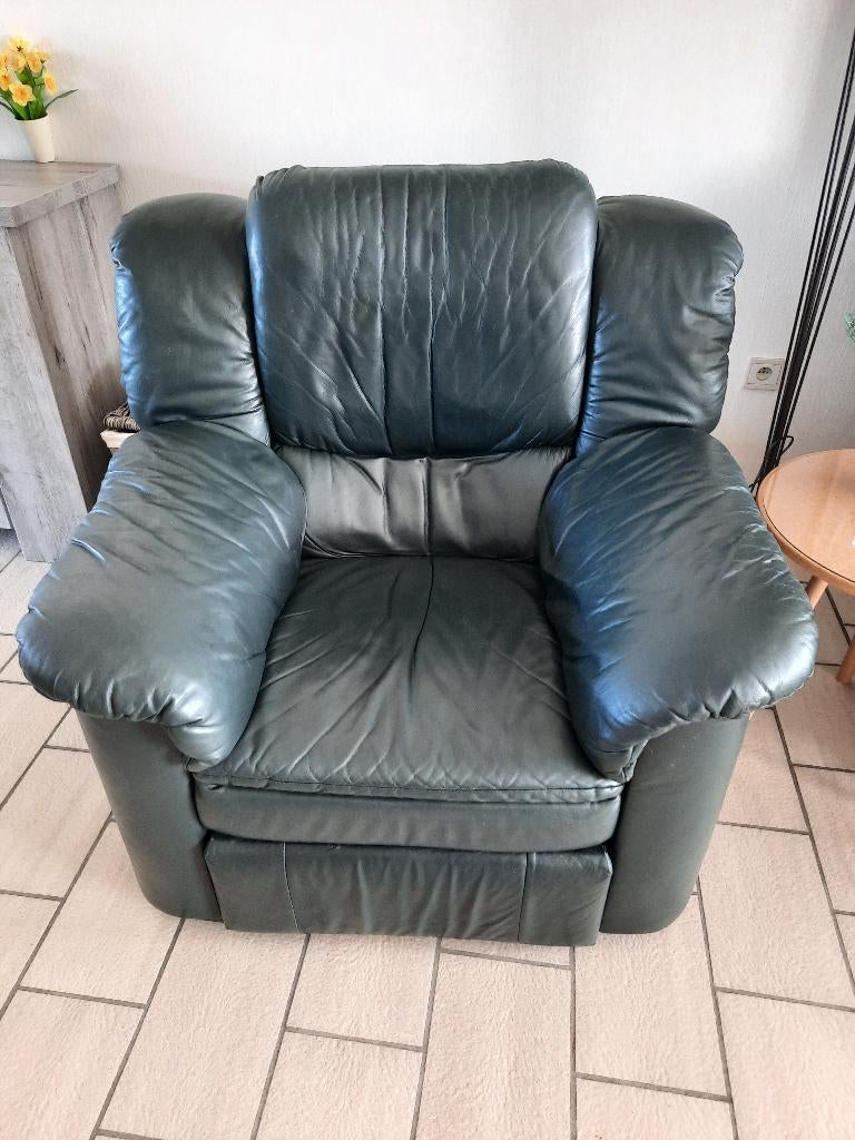 Relax zetel, Maison & Meubles, Canapés | Salons, Enlèvement, Comme neuf, Une personne, Cuir