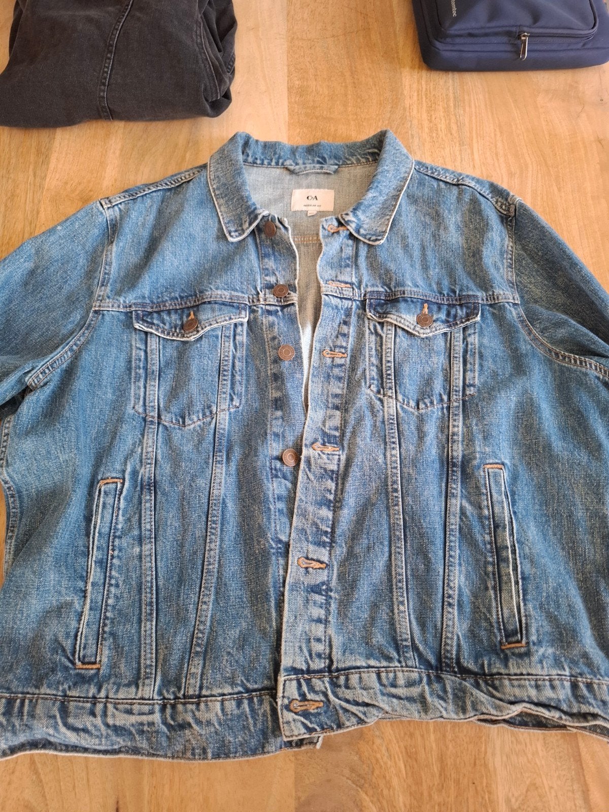 heren jeans jas!, Ophalen of Verzenden
