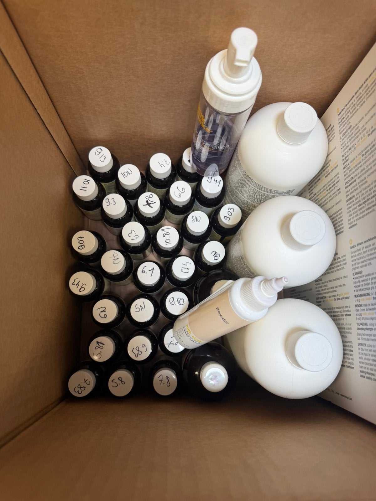 Kappersbenodigdheden milk shake, Ophalen