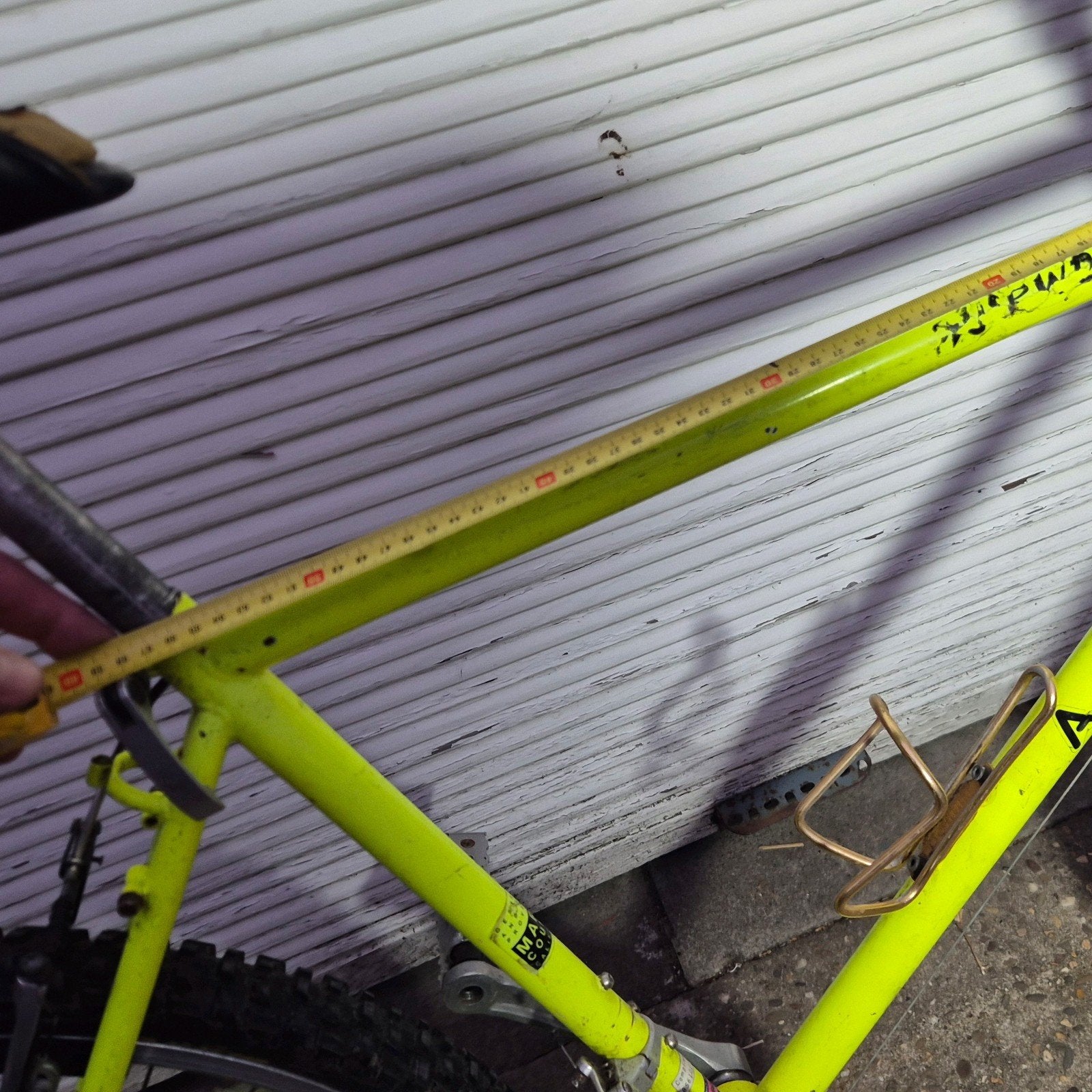 Vtt marque Marin jaune fluo, taille 46, Autres marques, Frein sur jante, Enlèvement, Moins de 45 cm