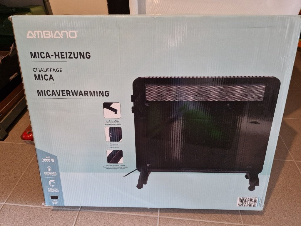 Ambiano micathermische verwarming, Elektronische apparatuur, Ophalen, Nieuw