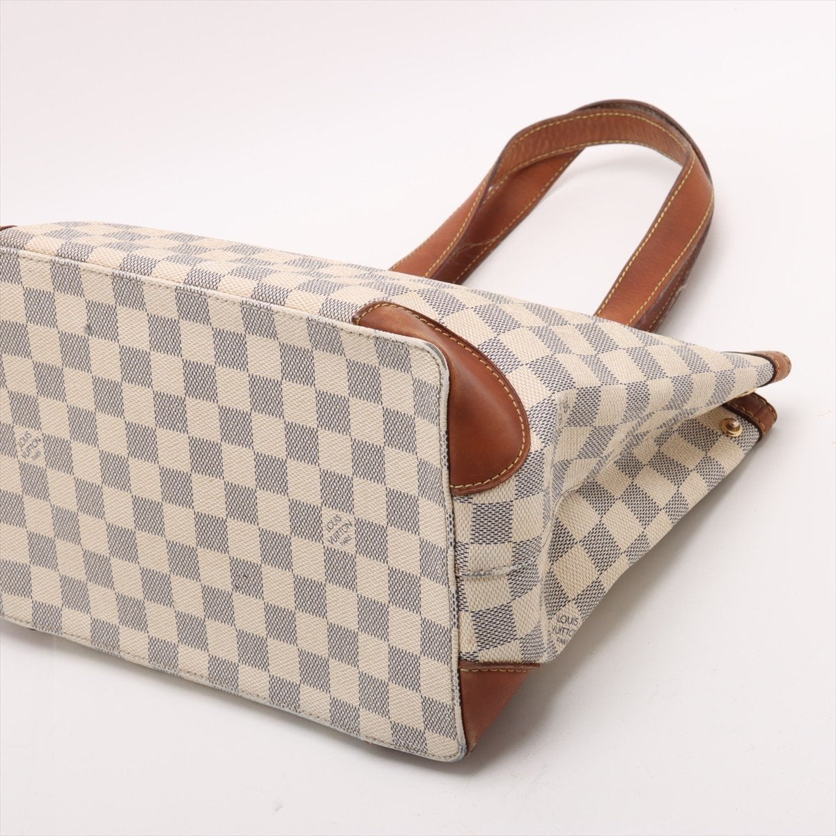 Sac Louis Vuitton Hampstead vintage, Enlèvement ou Envoi, Utilisé, Bleu, Shopper