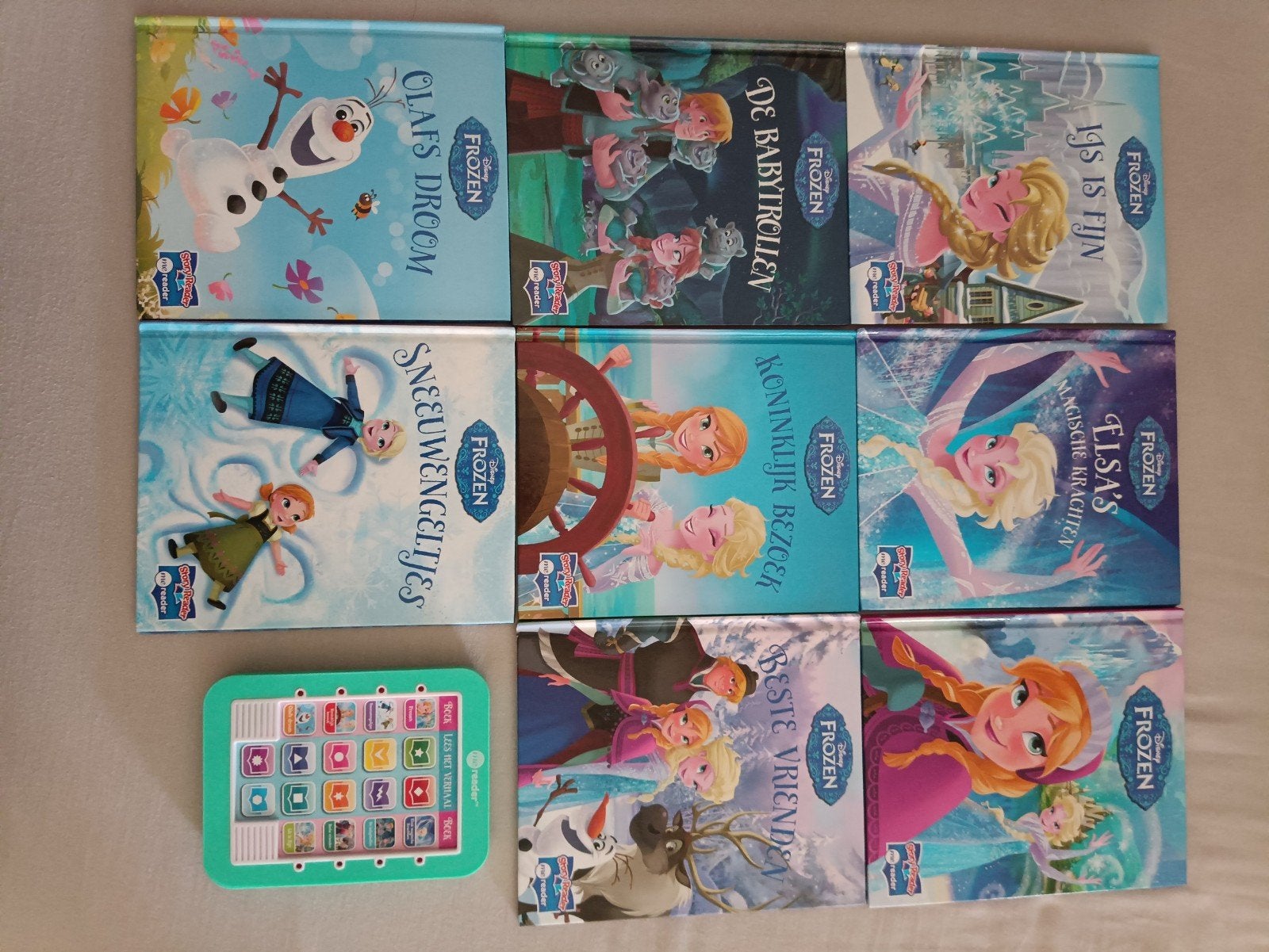 E-reader Frozen met 8 boekjes, Computers en Software, Ophalen, Zo goed als nieuw