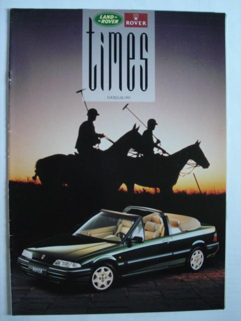 Rover/Land Rover Times voorjaar 1993 magazine, Envoi, Utilisé, Autres marques