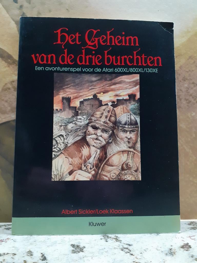 Het Geheim Van De Drie Burchten, ATARI 600-800-130, Sickler, Albert Sickler, Loek Klaassen, Enlèvement ou Envoi, Utilisé, Autres sujets/thèmes